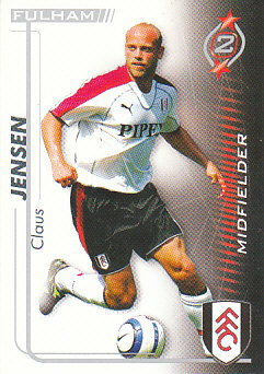 Claus Jensen Fulham 2005/06 Shoot Out #157